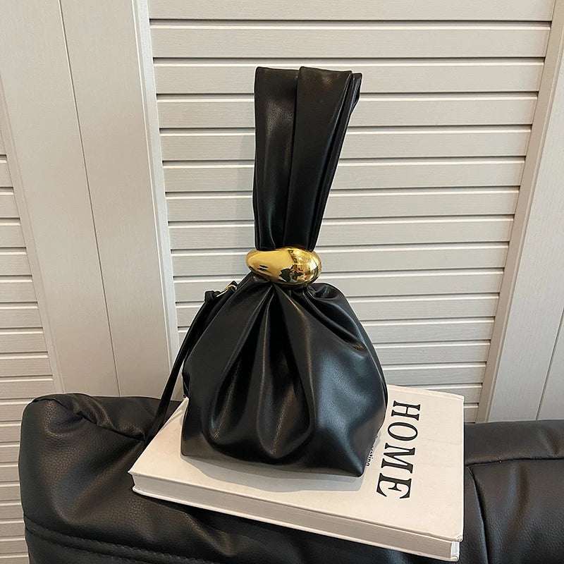 Personalized Leather Clutch Bag for Women