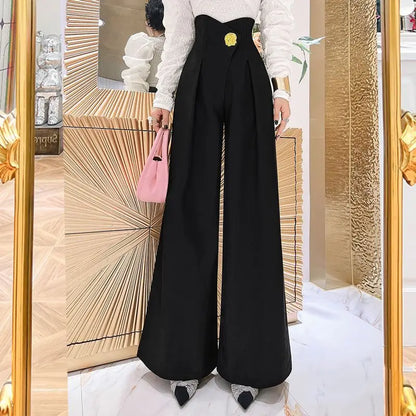 High Waist Wide Leg Pants for Women