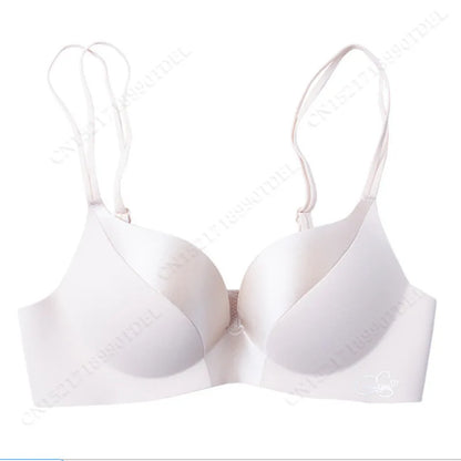 Seamless Sexy Deep V Push-Up Bra - Comfortable Women’s Wireless Bralette with 3/4 Cup Design and Breathable Fabric