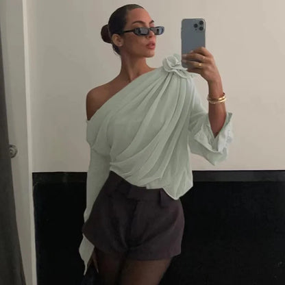 Sexy Floral Mesh Top for Women