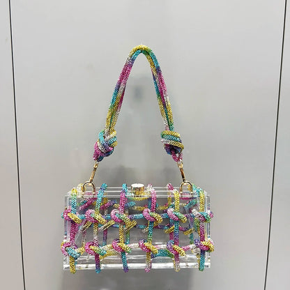 Rhinestone Evening Bag for Women