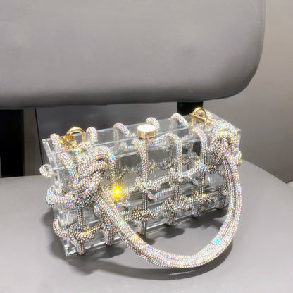 Rhinestone Evening Bag for Women