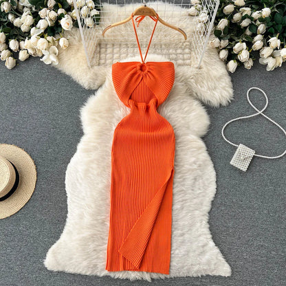 Women's Split Knitted Dress