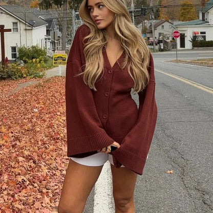 Slim Fit Knitted Cardigan for Women