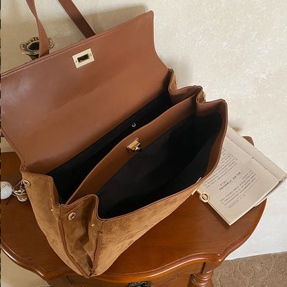 Retro Frosted Tote Bag for Women