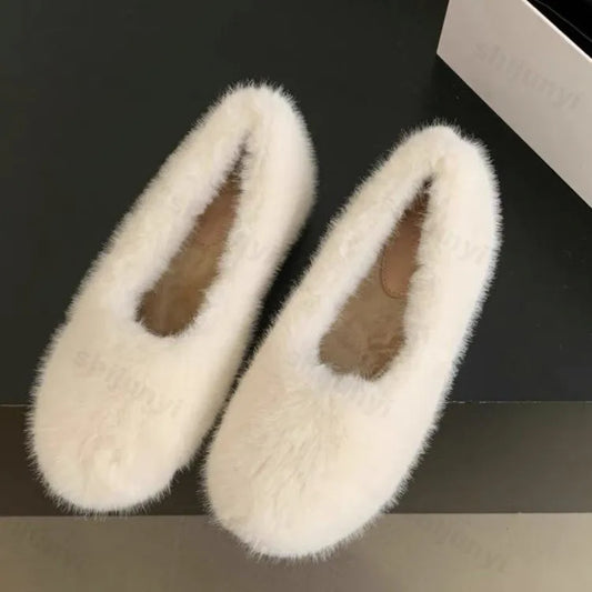 Warm Velvet Slip-Ons