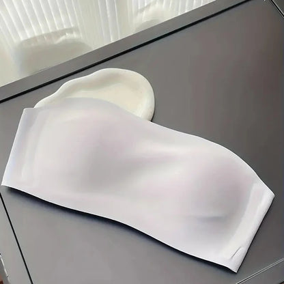 Seamless Strapless Bandeau Bra for Women