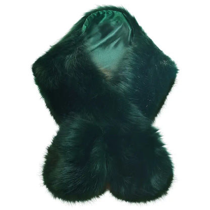 Faux Fur Flapper Shawl for Women