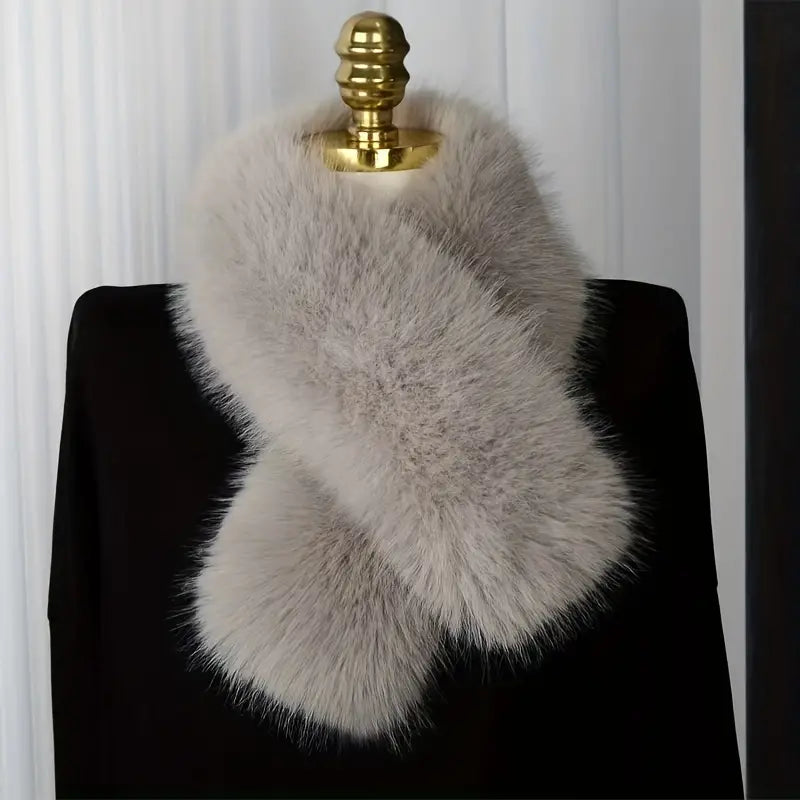 Warm Faux Fur Scarf