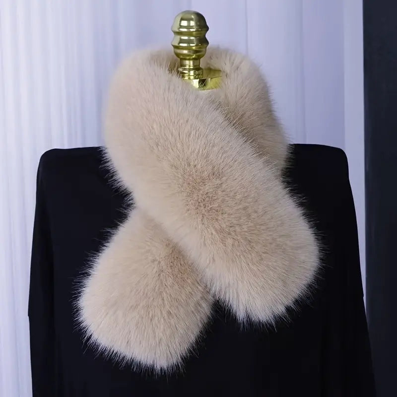 Warm Faux Fur Scarf