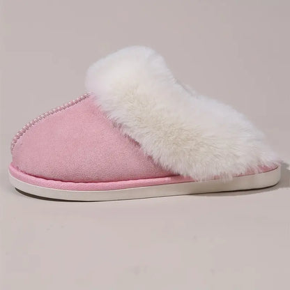 Men’s Plush Cozy Slippers - Fluffy Soft Indoor Winter Shoes with Anti-Skid Sole