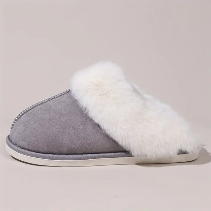 Men’s Plush Cozy Slippers - Fluffy Soft Indoor Winter Shoes with Anti-Skid Sole