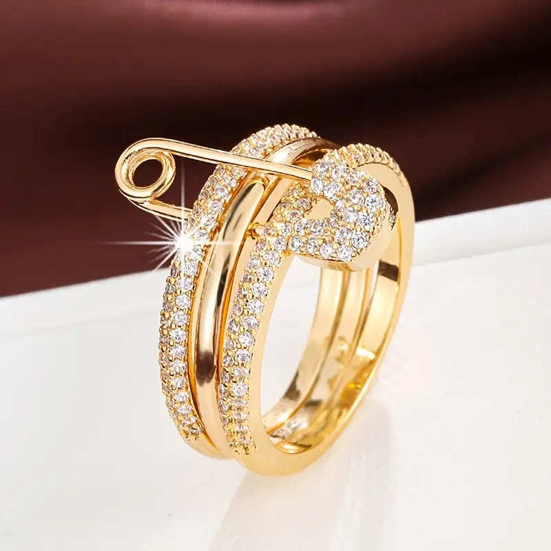 Minimalist Detachable Zirconia Ring for Women – Elegant and Versatile Jewelry