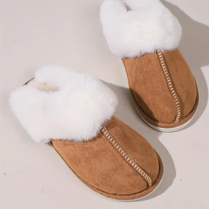 Men’s Plush Cozy Slippers - Fluffy Soft Indoor Winter Shoes with Anti-Skid Sole