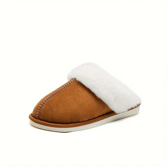 Men’s Plush Cozy Slippers - Fluffy Soft Indoor Winter Shoes with Anti-Skid Sole