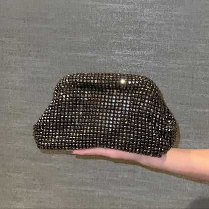 Luxury Women’s Party Acrylic Clutch Bag - Rhinestone Crossbody Evening Bag for Weddings, Proms, and Special Occasions